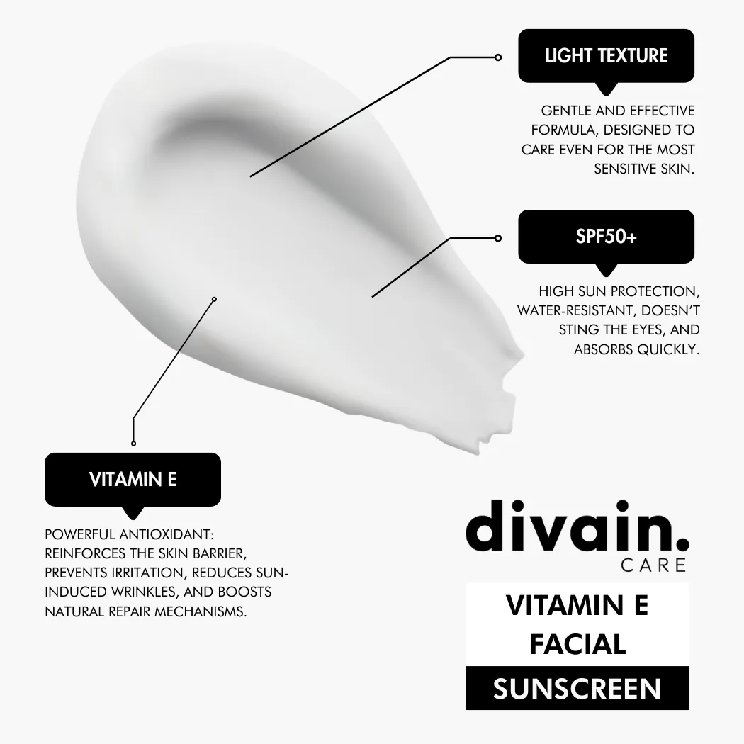 Tinted Vitamin E Facial Sunscreen SPF50+ Light Tone 01 - Image 3