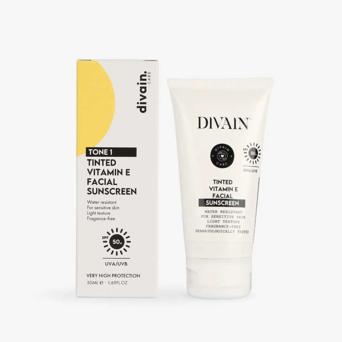 Tinted Vitamin E Facial Sunscreen SPF50+ Light Tone 01 - Image 4